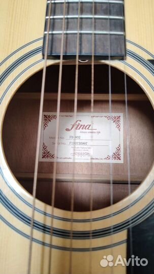 Акустическая гитара fina fd-802