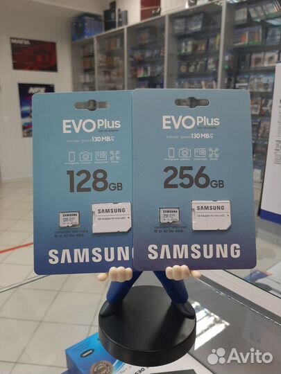 Карта памяти MicroSD Nintendo Switch 256/128 GB