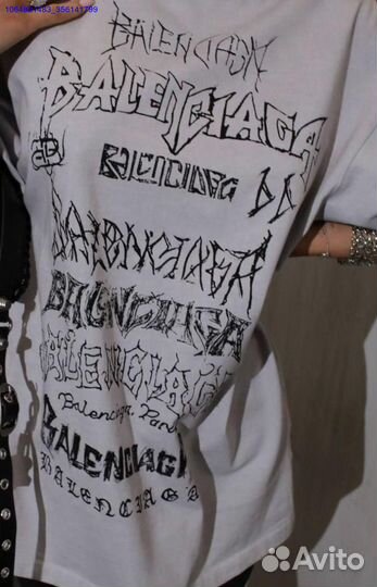 Женская футболка balenciaga (Арт.73143)