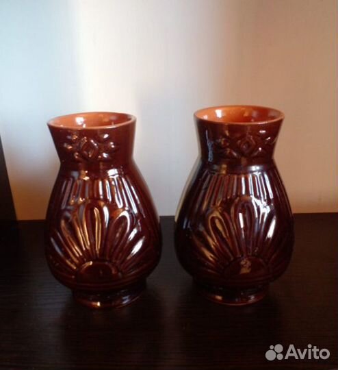 Керамические вазы для цветов. СССР