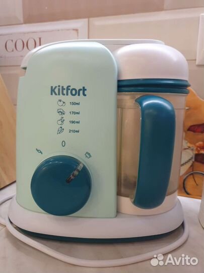 Пароварка блендер kitfort