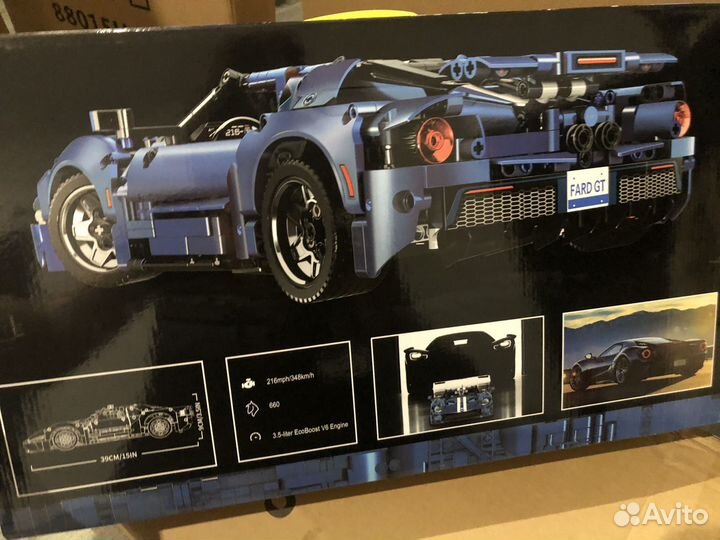 Конструктор Ford GT (аналог lego 42154)