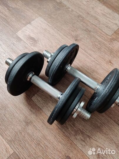 Гантели разборные с грифом