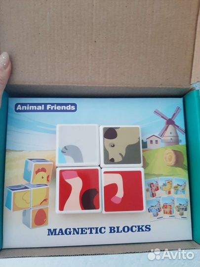 Конструктор магнитные кубики