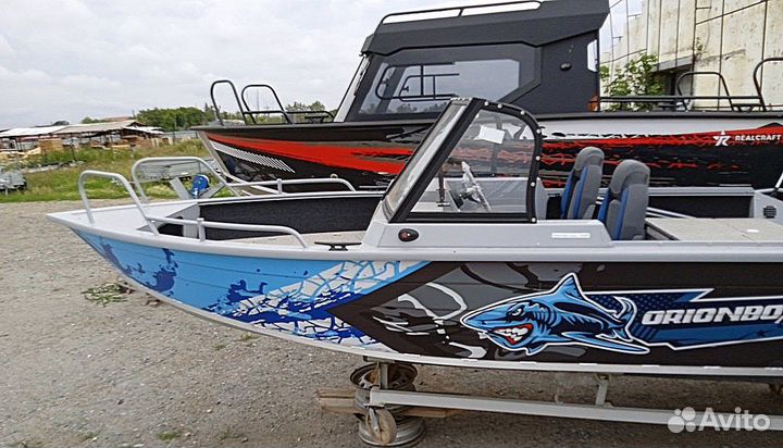 Алюминиевая лодка Orionboat 49fish с мотором