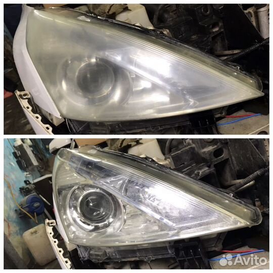 Установка Bi-Led линз, ксенон