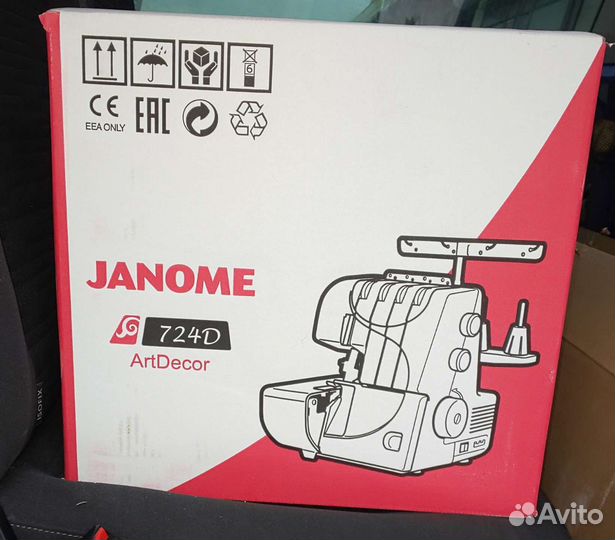 Оверлок Janome Artdecor 724D