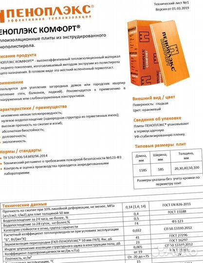 Пеноплекс технониколь