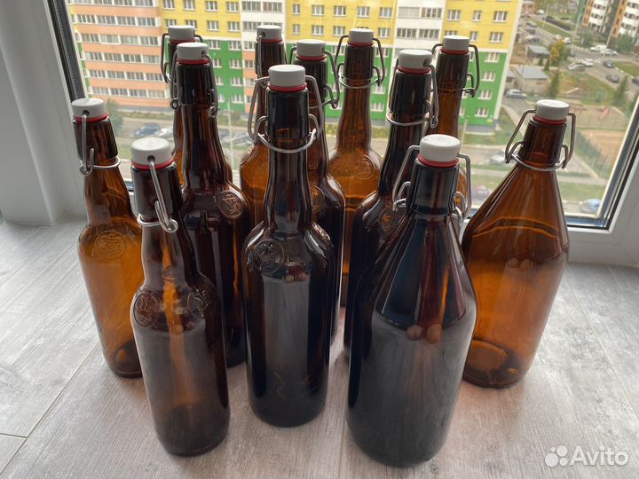 Бутылки с бугельной пробкой