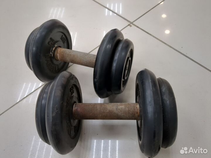 Гантели разборные 10кг + 10кг