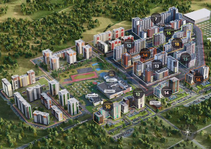 2-к. квартира, 49,5 м², 12/16 эт.