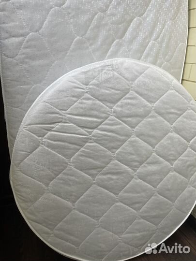 Матрас детский круглый и овальный для кроватки