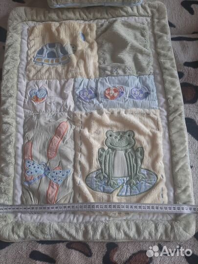 Бортики (противоударники) +одеяло+подушка