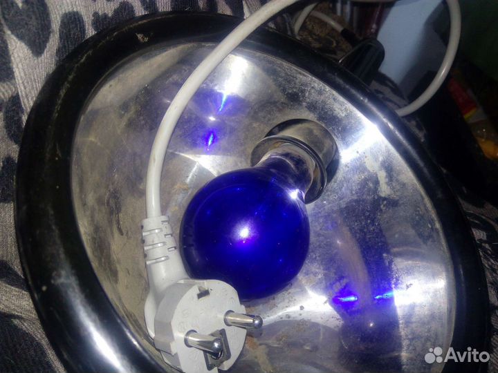 Лампа синяя для прогревания СССР