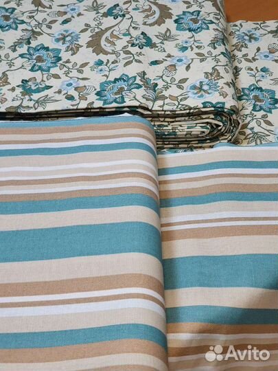 Ткань декоративная - хлопок рогожка