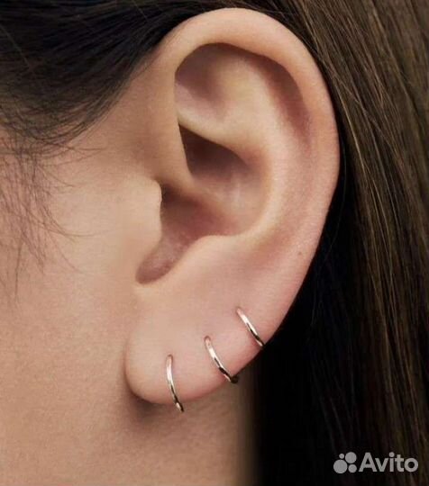 Прокол ушей с пистолетом, + 75 система