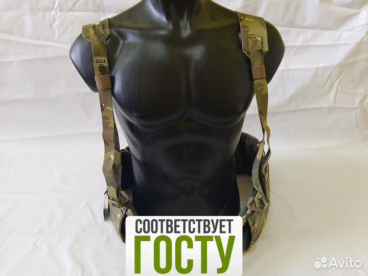 Боевой пояс с баллистическим пакетом и лямками