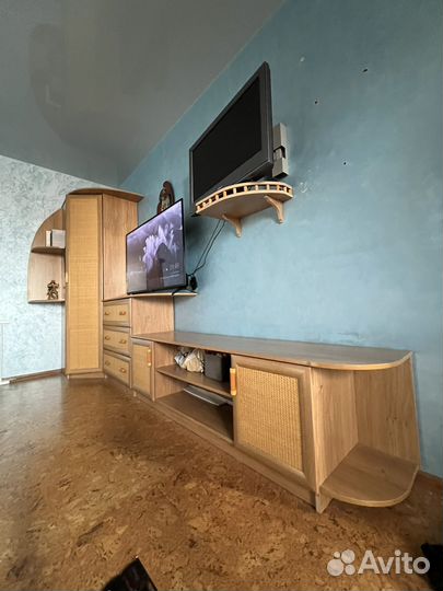 Гарнитур в спальню Вставки Ротанг Лазурит