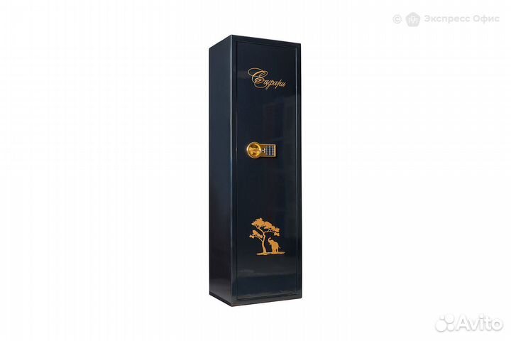 Оружейный сейф Valberg Сафари EL Gold (черный)