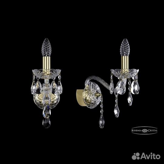 Bohemia Ivele Crystal 1415B/1/165 G 1415 бра