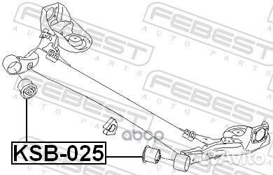 Сайлентблок задней балки KAB-025 Febest