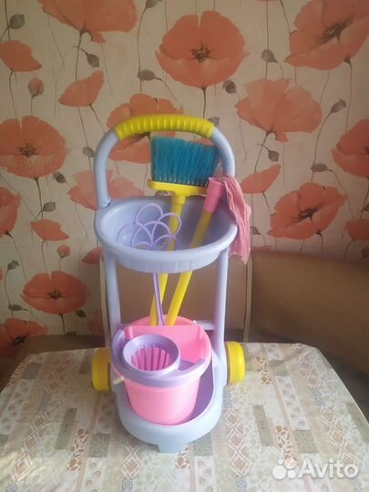 Тележка для клининга игрушечная