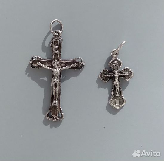 Серебряный крестик