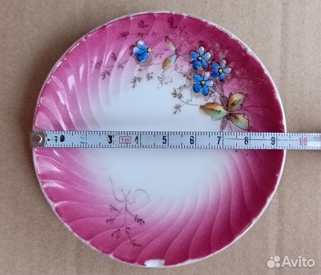 Кофейное блюдце фабрика М. С. Кузнецова в Дулево