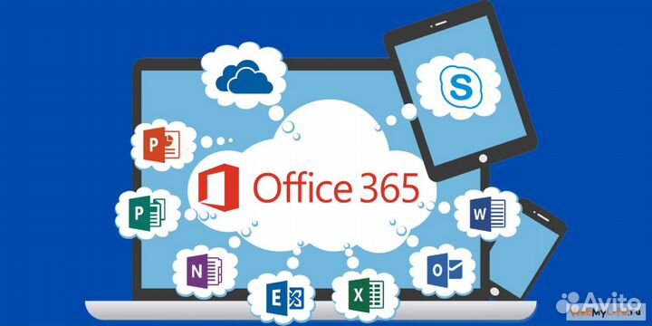 Microsoft Office 365 / 1 год / 1Tb / Лицензия