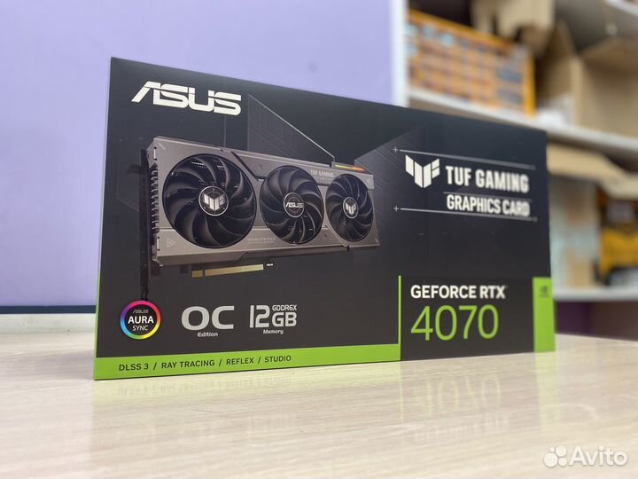 Новая RTX 4070 Asus Tuf Gaming OC 12 GB