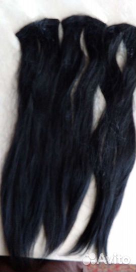 Волосы на заколках искусственные