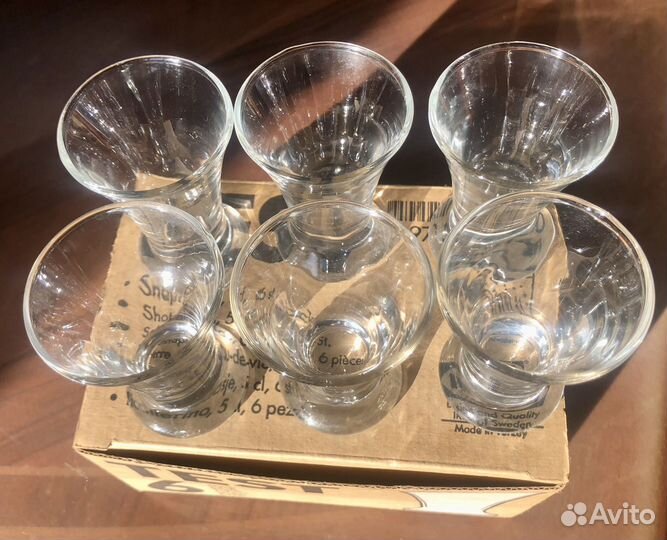 Набор рюмок Икеа, 6 штук