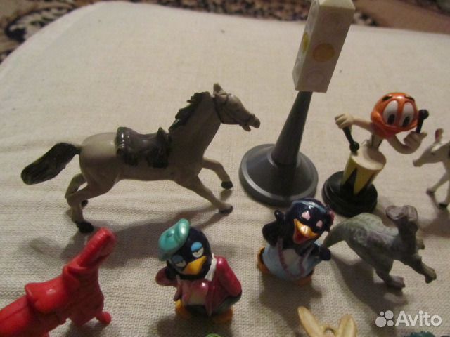 Набор мини игрушек пластик