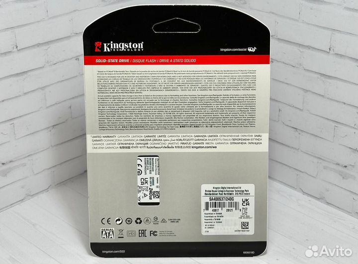 SSD Kingston A400 240gb новые