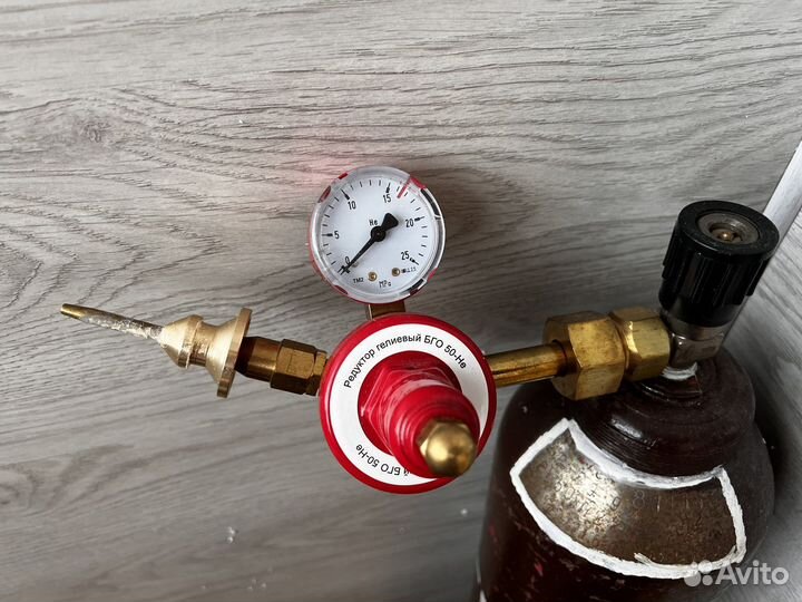 Баллон для гелия 10л с редуктором