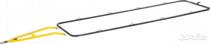 Сани-волокуши Тайга 1900 накладками обвязкой