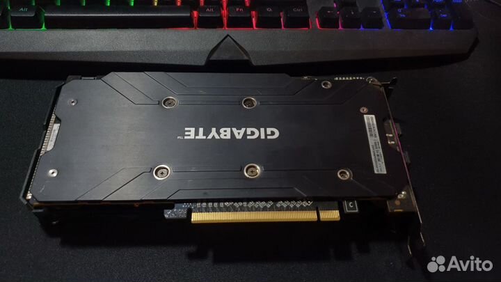 Видеокарта RX 580 gigabyte с подсветкой оригинал