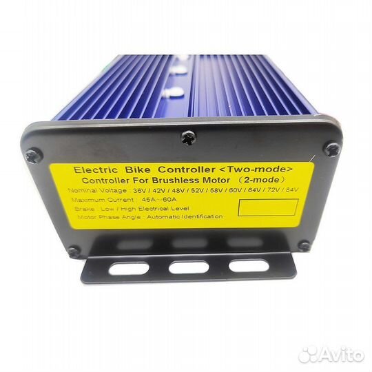 Контроллер 36V-84V 60А 3000W электровелосипеда