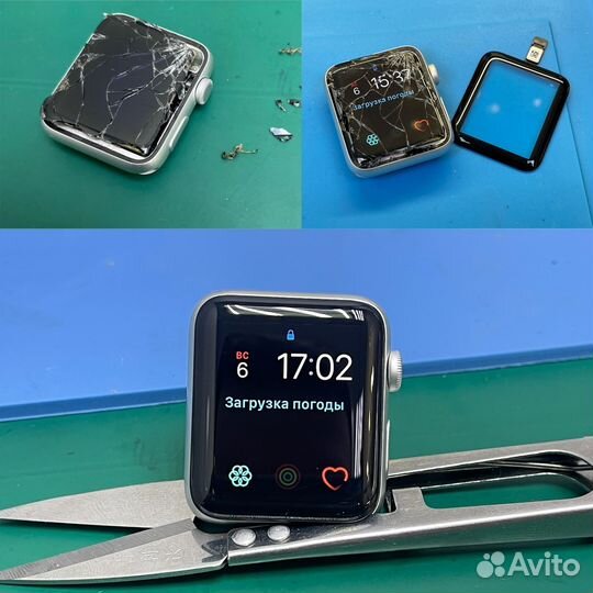 Ремонт Apple Watch, Замена стекла Apple Watch