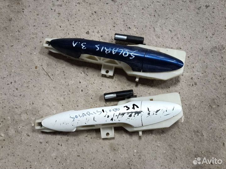 Ручка дверная зад лев hyundai solaris 1