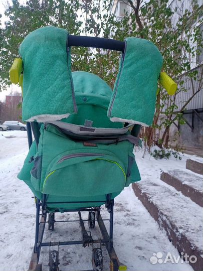 Санки коляска nika