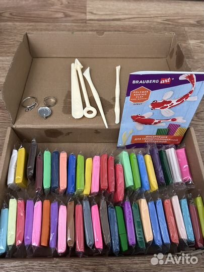 Полимерная цветная глина для лепки