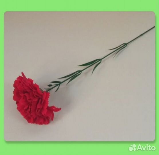 Букет из 10 искусственных гвоздик