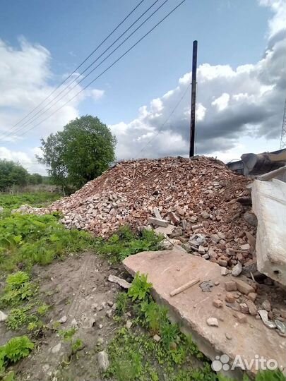 Щебня нет есть бой кирпича