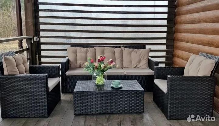 Комплект мебели из ротанга Формика