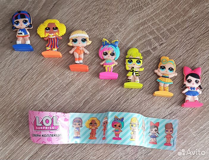 Фигурки LOL из шоколадных яиц