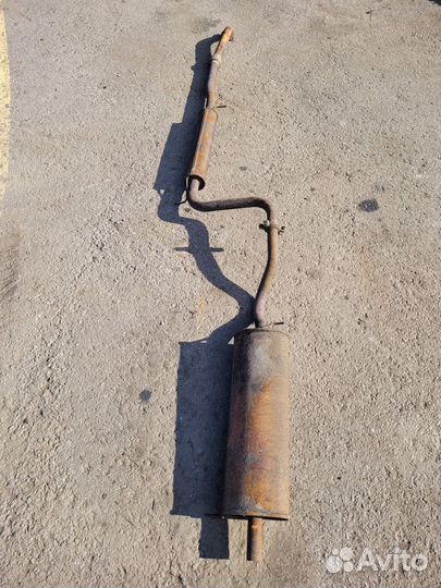 Глушитель в сборе на Лада Калина