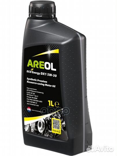 Areol ECO Energy DX1 5W30 (1L) масло моторное