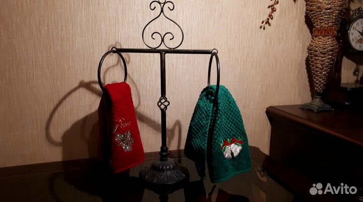 Новый Полотенцедержатель кованый торг