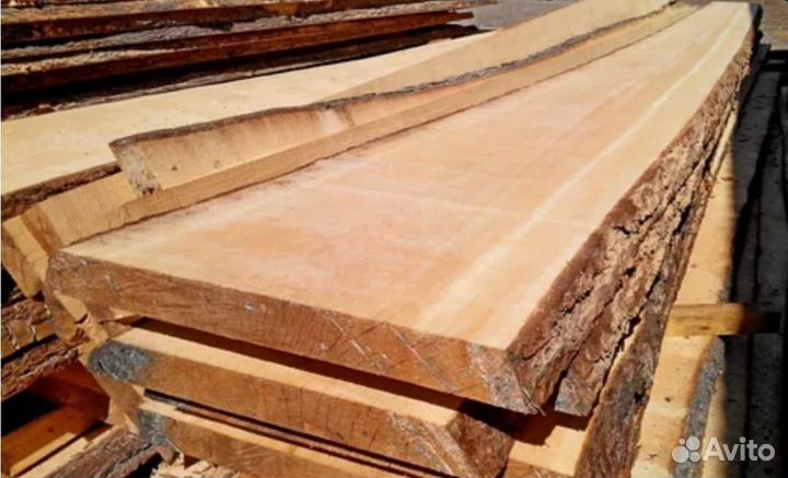 Доска необрезная 200 40 мм